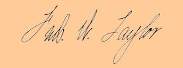 signature of Frederick Winslow Taylor